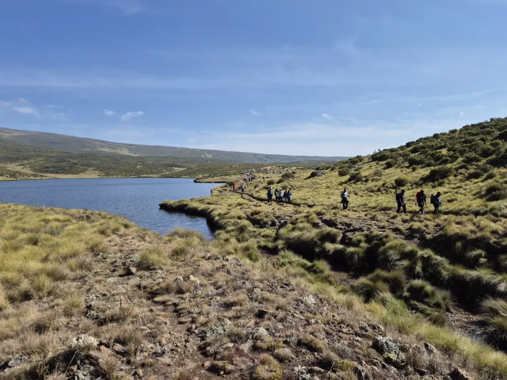 Lake Ellis on Mount Kenya