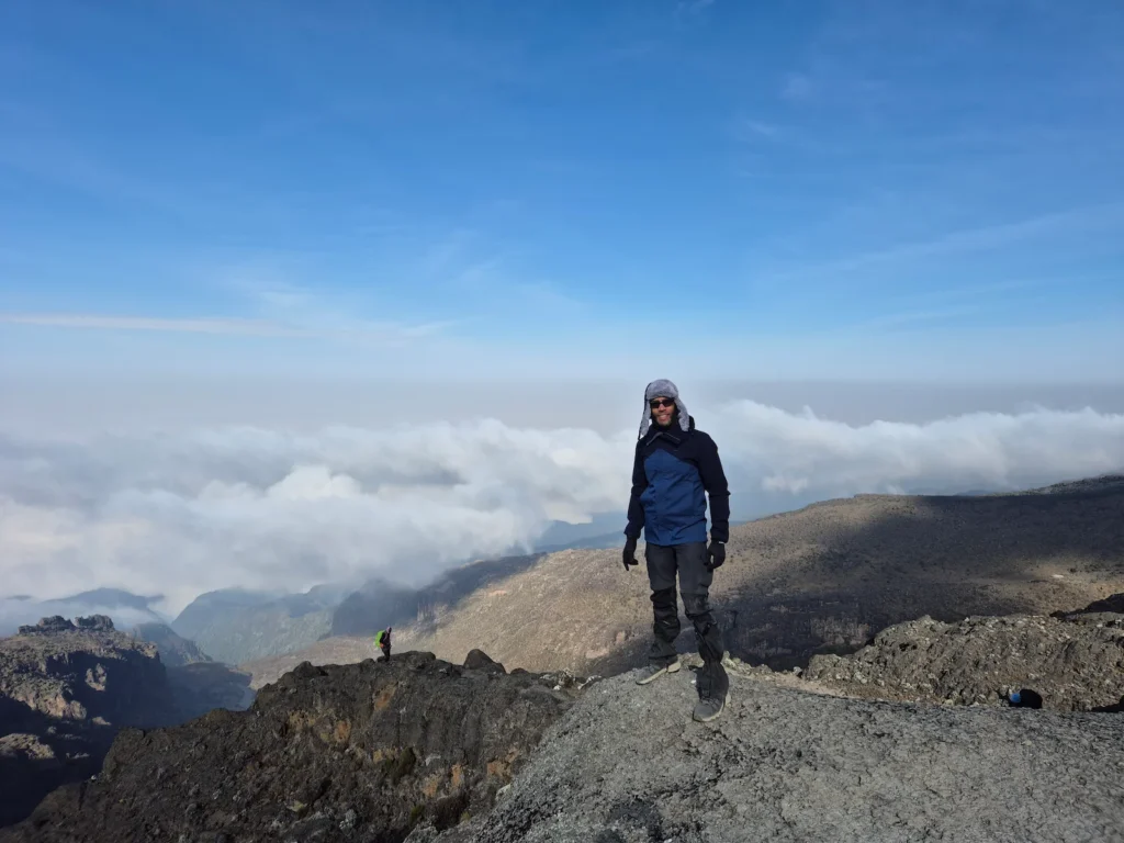 Simon on Kililmanjaro