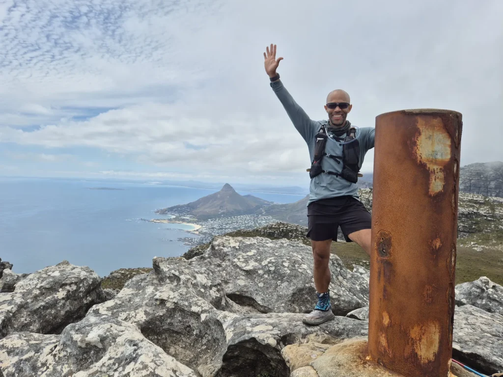 Simon at Judas Peak on Table Mountain