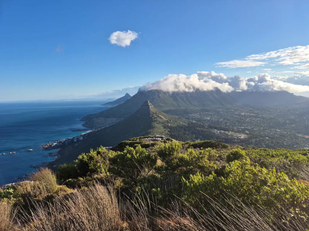 View of Lion's Head, Table Mountain, and Little Lion's Head
