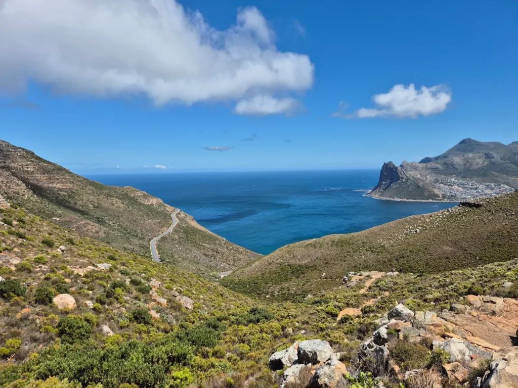 View of Chapman's Peak Drive and Hout Bay