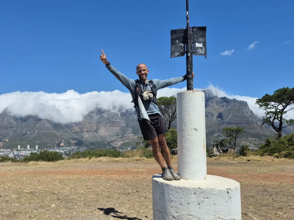 Simon at Signal Hill on Table Mountain