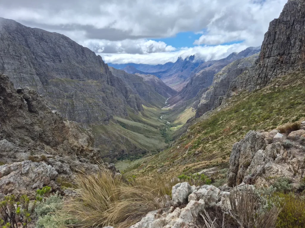 View of Jonkershoek Valley from Panorama Viewpoint