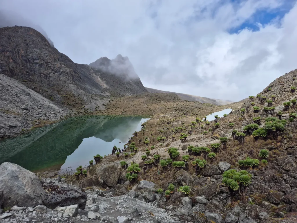 Oblong Tarn and Hausberg Tarn