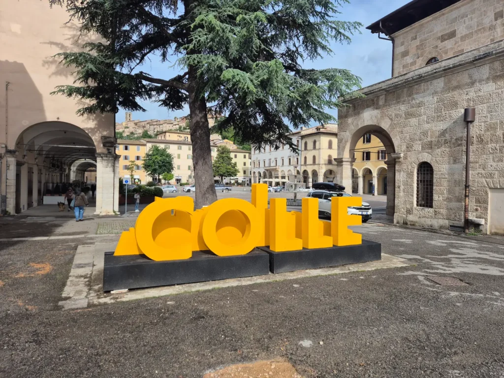 Piazza Arnolfo di Cambio, the main square in Colle di Val d'Elsa