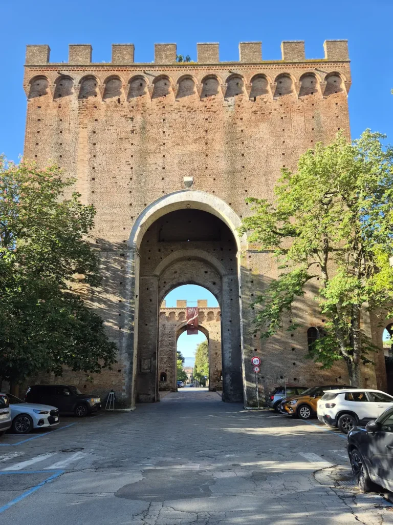 Porta Romana, Siena’s 14th-century southern gate
