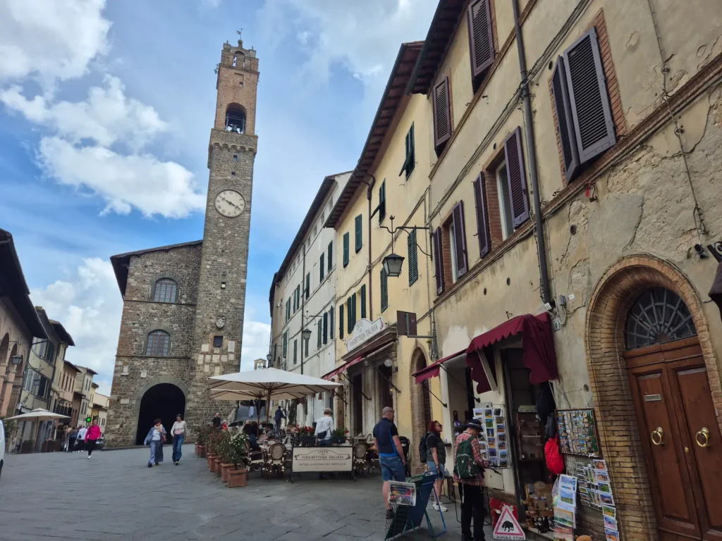 Piazza del Popolo, Montalcino’s main square