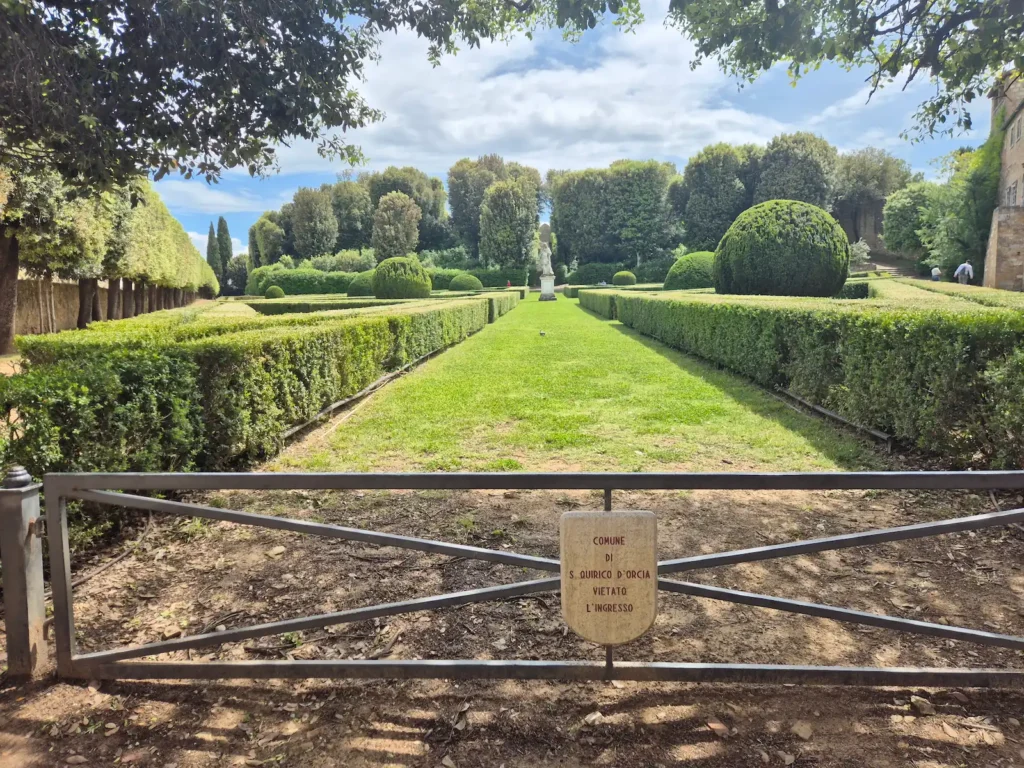 Horti Leonini garden in San Quirico d'Orcia