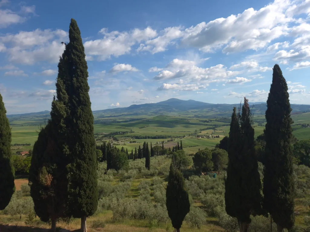 View of the Val d'Orcia